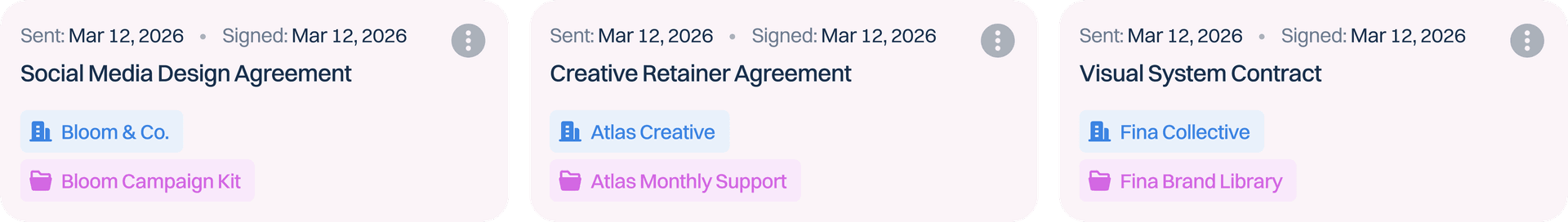 Contracts preview